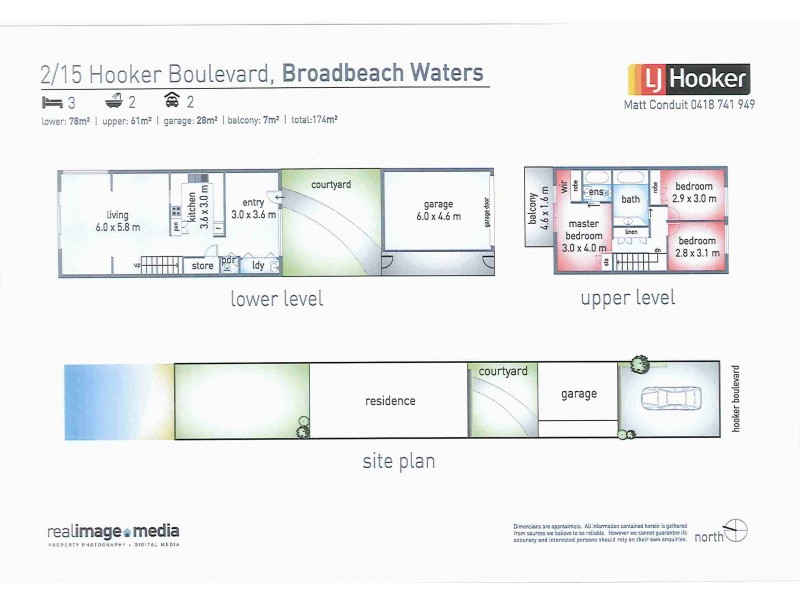 2/15 Hooker Boulevard, Broadbeach Waters QLD 4218 Floorplan