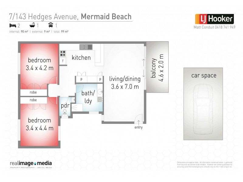 7/143 Hedges Avenue, Mermaid Beach QLD 4218 Floorplan