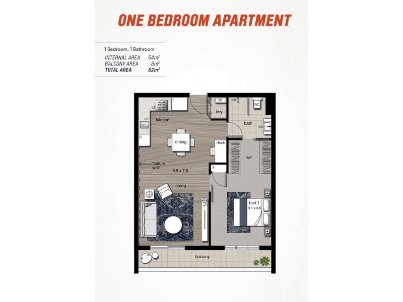 305/190 Varsity Parade, Varsity Lakes QLD 4227 Floorplan