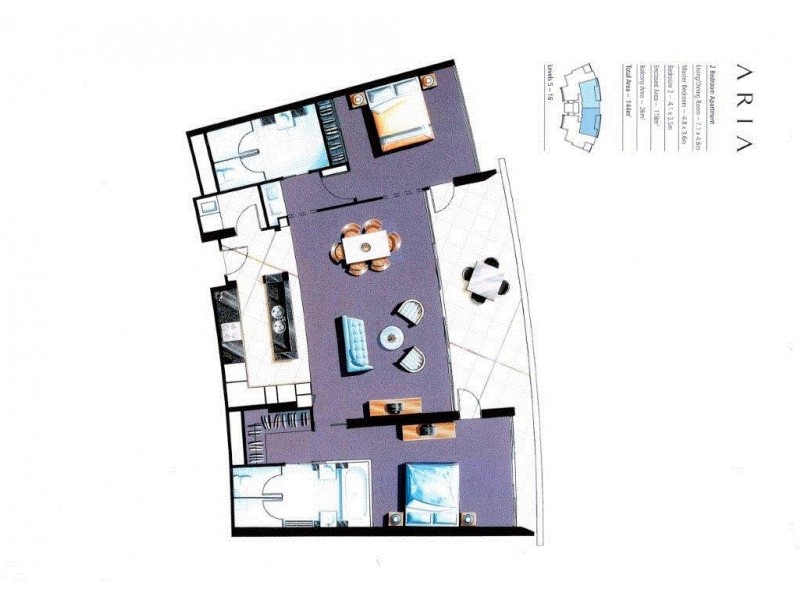 702/19 Albert Avenue, Broadbeach QLD 4218 Floorplan