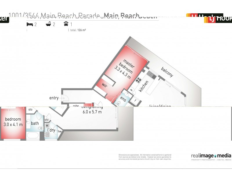 1001/3544 Main Beach Parade, Main Beach QLD 4217 Floorplan