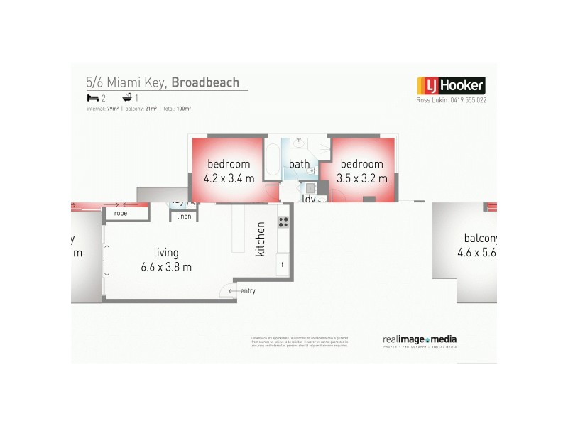 5/6 Miami Key, Broadbeach Waters QLD 4218 Floorplan