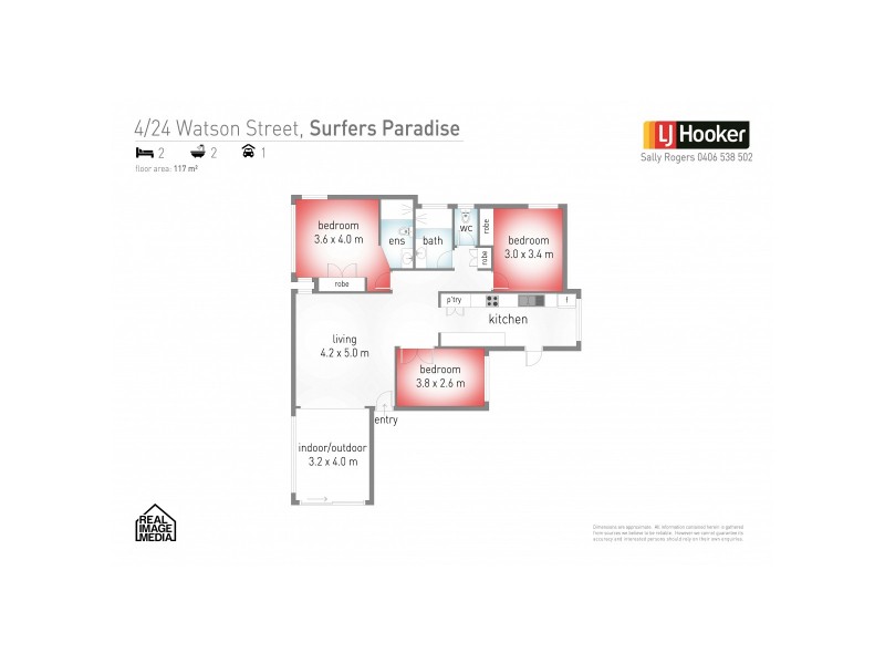 4/23 Watson Esplanade, Surfers Paradise QLD 4217 Floorplan