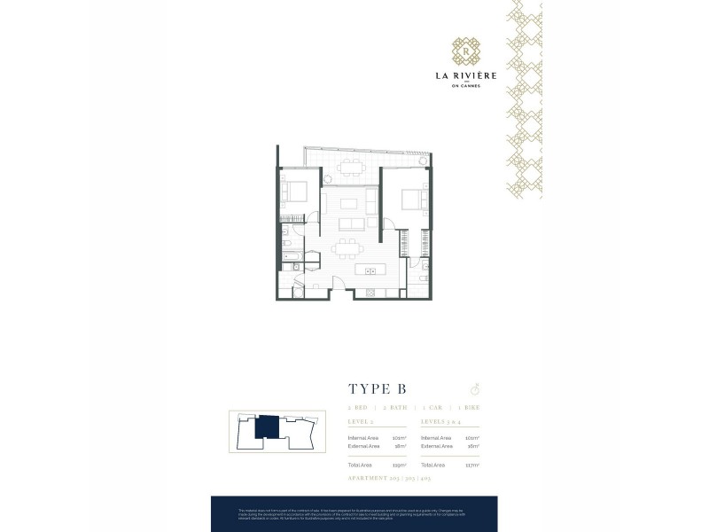 403/19 Cannes Avenue, Surfers Paradise QLD 4217 Floorplan