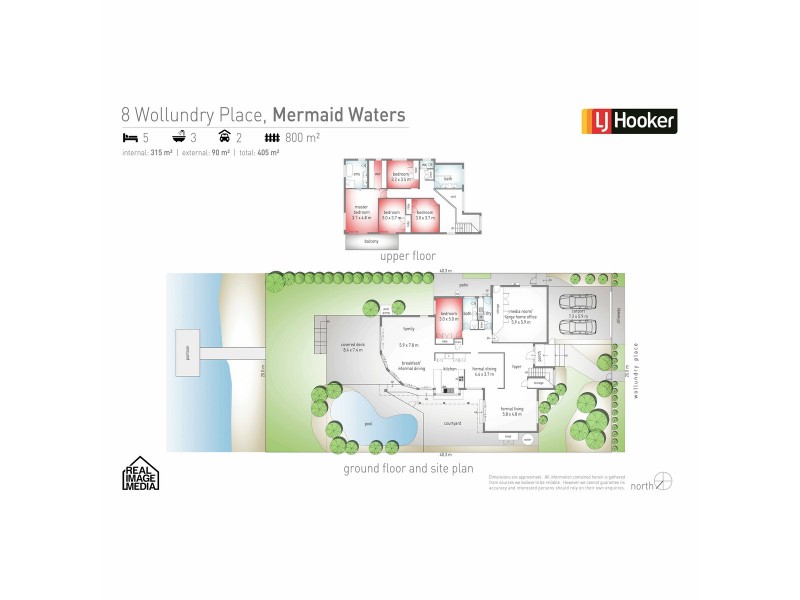 8 Wollundry Place, Mermaid Waters QLD 4218 Floorplan