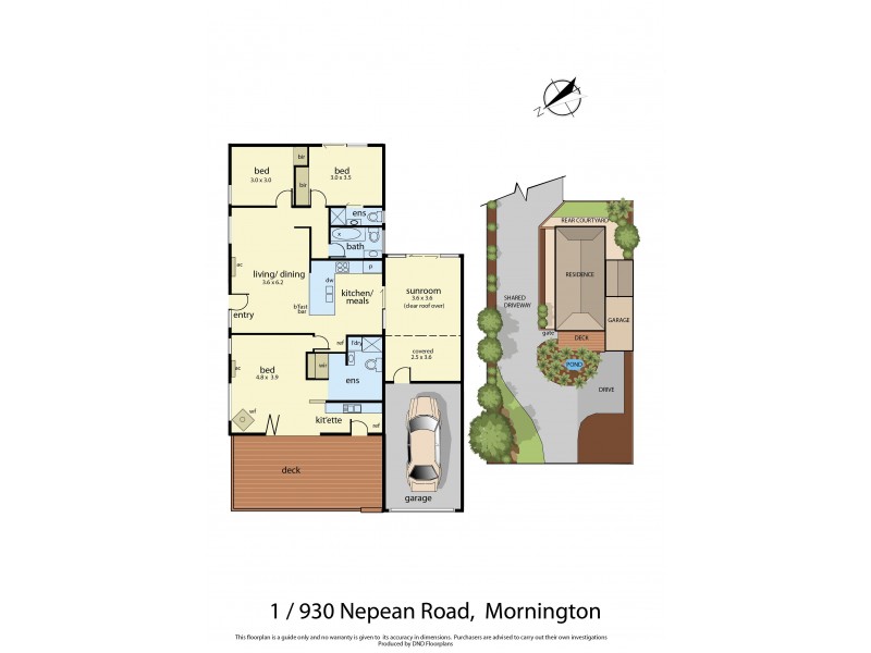 1/930 Nepean Highway, Mornington VIC 3931 Floorplan