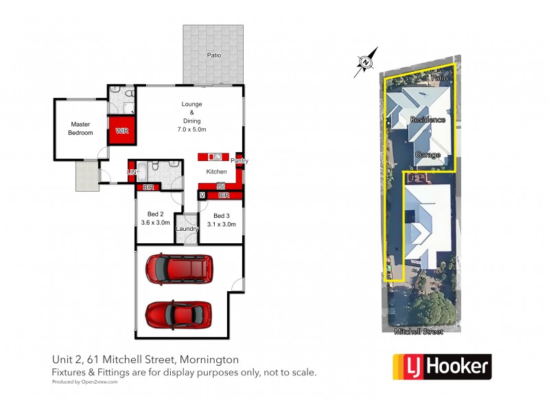 2/61 Mitchell Street, Mornington VIC 3931 Floorplan