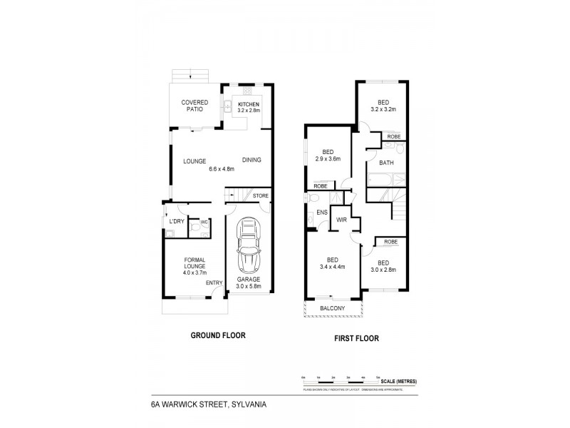 6A Warwick Street, Sylvania NSW 2224 Floorplan