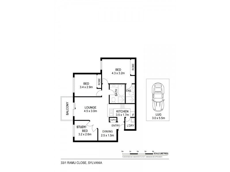 33/1 Ramu Close, Sylvania Waters NSW 2224 Floorplan