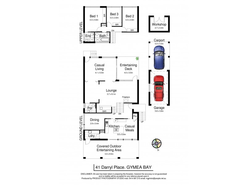 41 Darryl Place, Gymea Bay NSW 2227 Floorplan