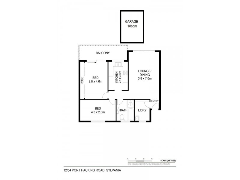 12/54 Port Hacking Road, Sylvania NSW 2224 Floorplan