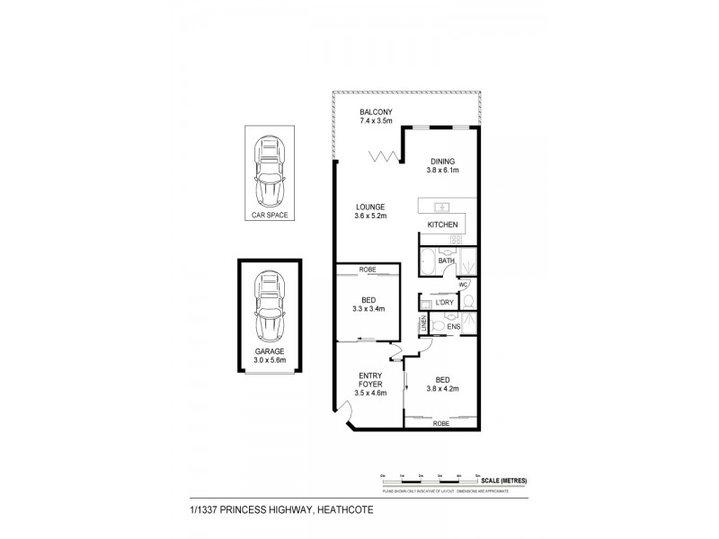 1/1337 Princes Highway, Heathcote NSW 2233 Floorplan