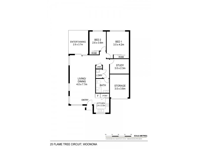 25 Flame Tree Circuit, Woonona NSW 2517 Floorplan
