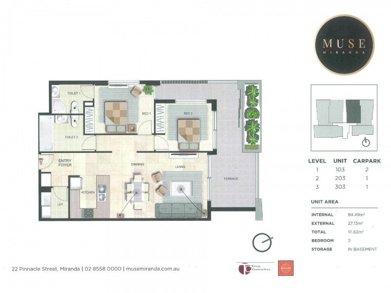 203/22 Pinnacle Street, Miranda NSW 2228