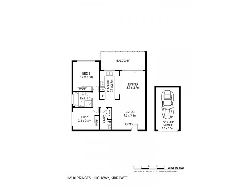 16/616-618 Princes Hwy, Kirrawee NSW 2232 Floorplan