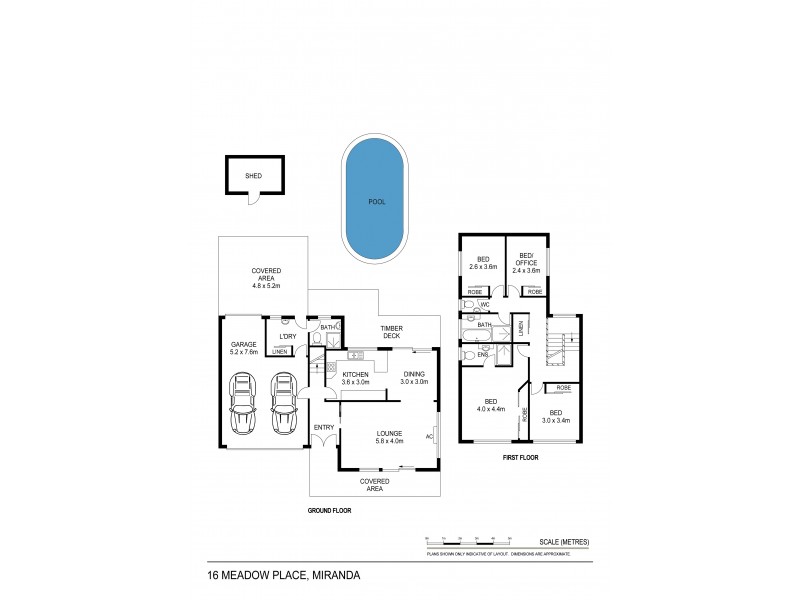 16 Meadow Place, Miranda NSW 2228 Floorplan