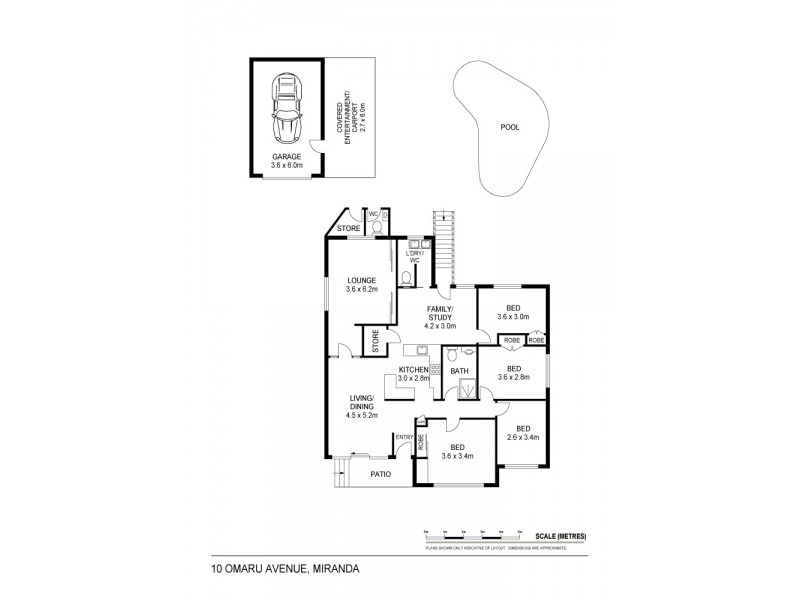10 Omaru Avenue, Miranda NSW 2228 Floorplan