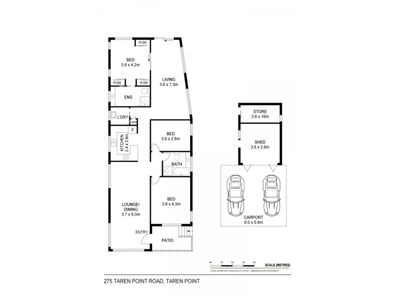 275 Taren Point Road, Caringbah NSW 2229 Floorplan