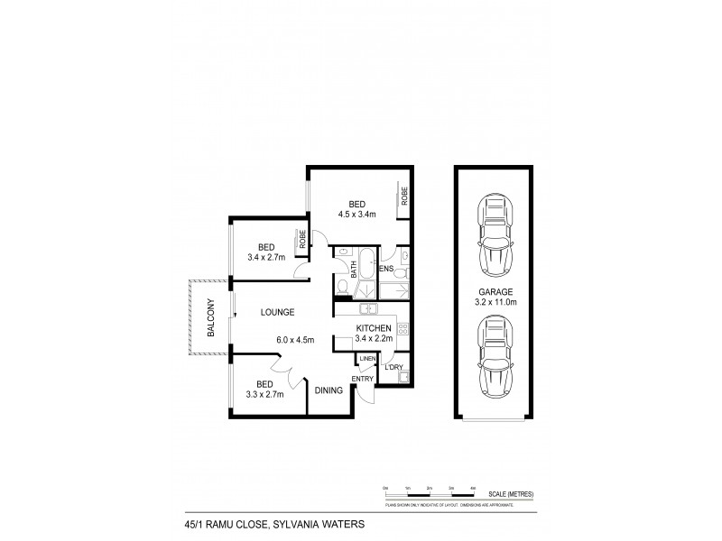 45/1 Ramu Close, Sylvania Waters NSW 2224 Floorplan