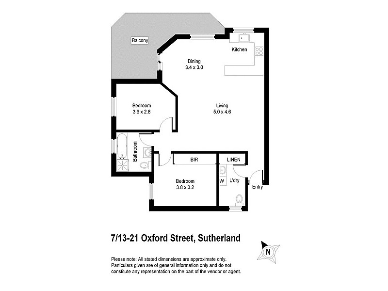 7/13-21 Oxford Street, Sutherland NSW 2232 Floorplan