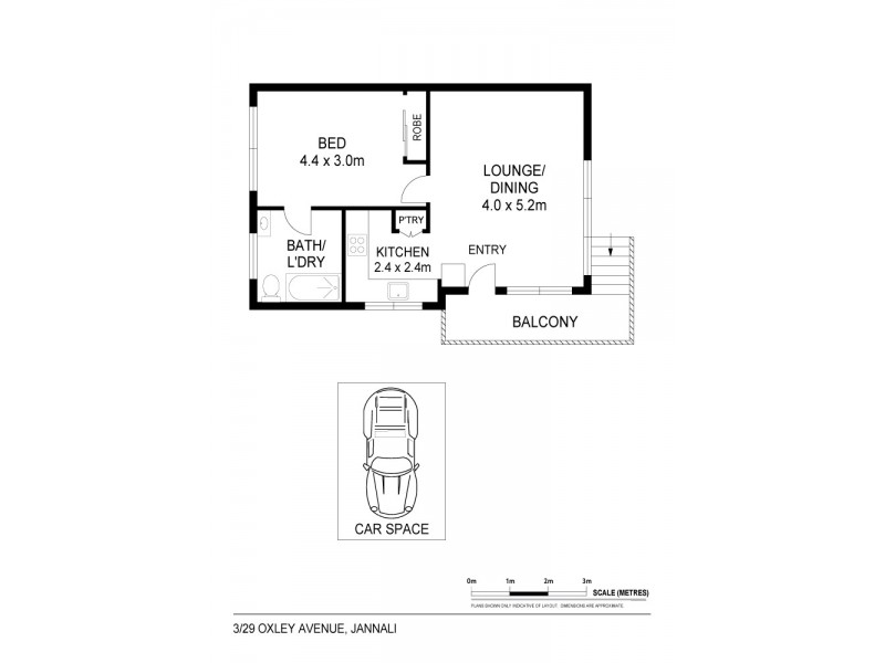 3/29 Oxley Ave, Jannali NSW 2226 Floorplan