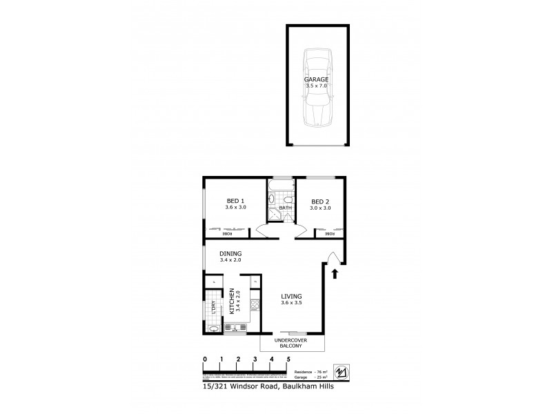 15/321 Windsor Road, Baulkham Hills NSW 2153 Floorplan