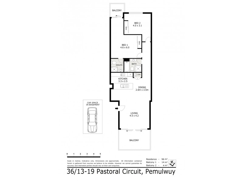 B36 13-19 Pastoral Crct, Pemulwuy NSW 2145 Floorplan