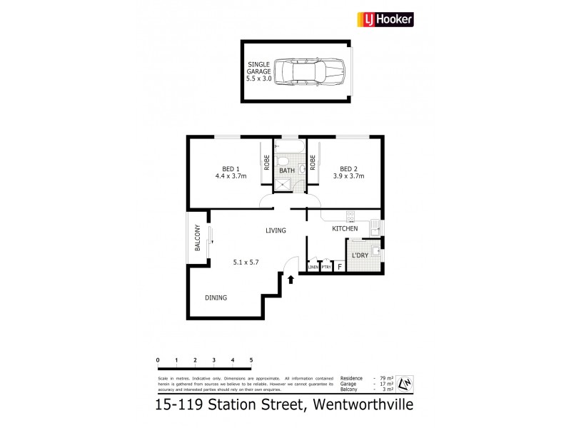 15/119 Station Street, Wentworthville NSW 2145 Floorplan
