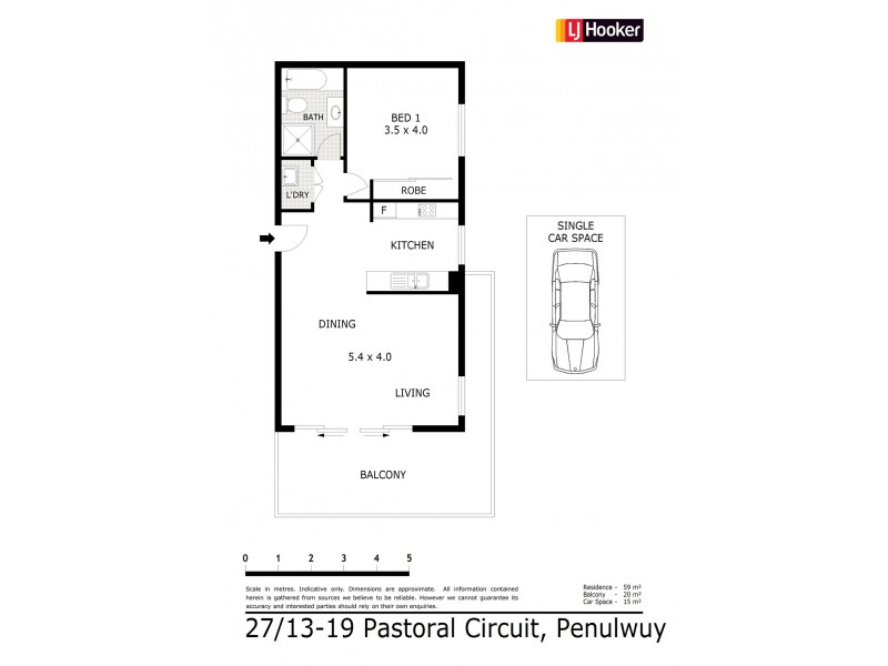 27/13-19 Pastoral Crct, Pemulwuy NSW 2145 Floorplan