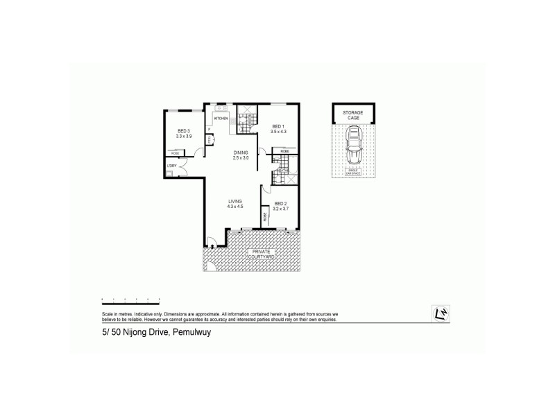 5/50 Nijong Drive, Pemulwuy NSW 2145 Floorplan
