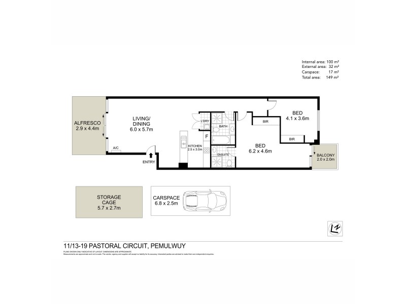 11/13-19 Pastoral Circuit, Pemulwuy NSW 2145 Floorplan