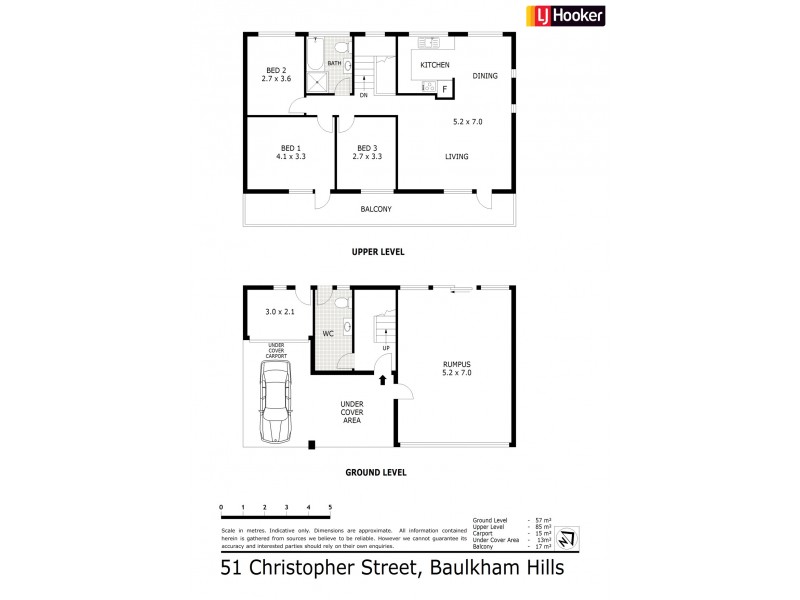51 Christopher Street, Baulkham Hills NSW 2153 Floorplan