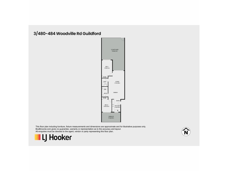 3/480-484 Woodville Road, Guildford NSW 2161 Floorplan
