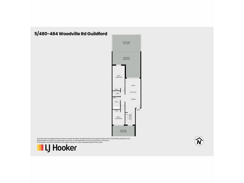 5/480-484 Woodville Road, Guildford NSW 2161 Floorplan