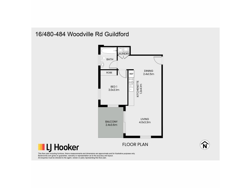 16/480-484 Woodville Road, Guildford NSW 2161 Floorplan