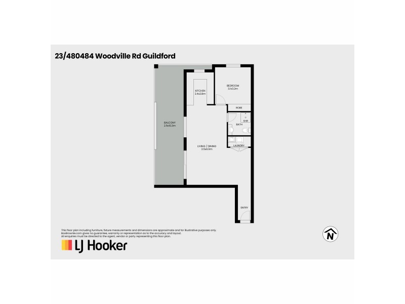 2/480-484 Woodville Road, Guildford NSW 2161 Floorplan