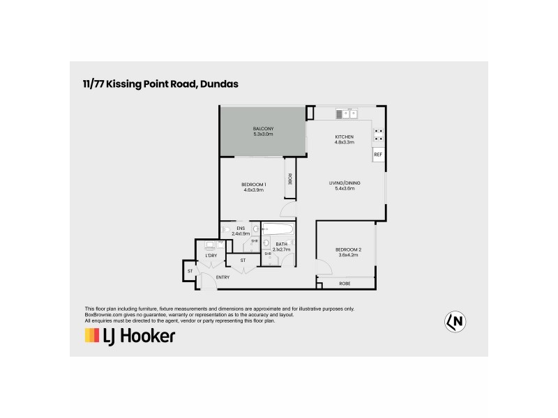 22/77 Kissing Point Road, Dundas NSW 2117 Floorplan