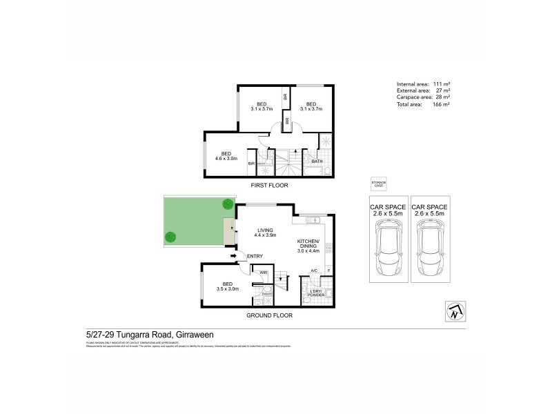 5/27-29 Tungarra Road, Girraween NSW 2145 Floorplan