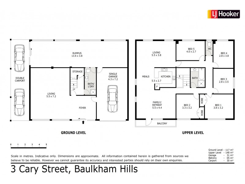 3 Cary Street, Baulkham Hills NSW 2153 Floorplan