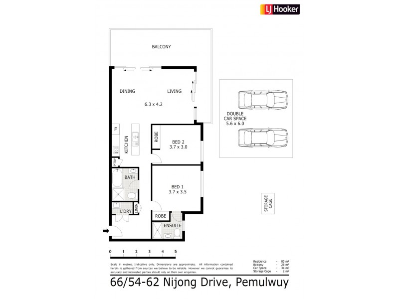 66/54-62 Nijong Drive, Pemulwuy NSW 2145 Floorplan