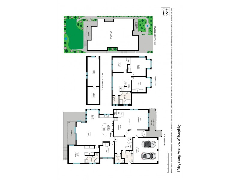 1 Megalong Avenue, Willoughby NSW 2068 Floorplan