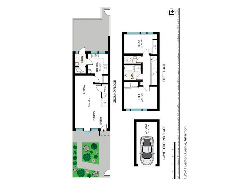 10/5-11 Benton Avenue, Artarmon NSW 2064 Floorplan