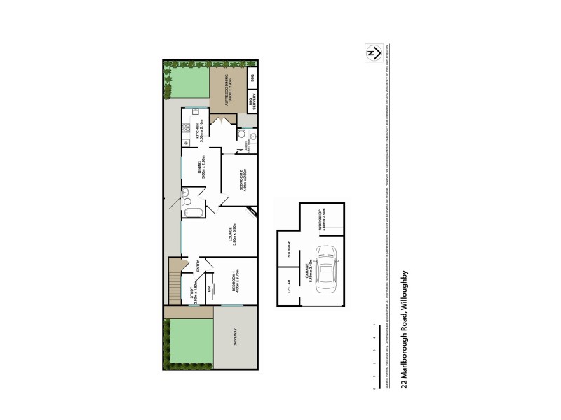 22 Marlborough Road, Willoughby NSW 2068 Floorplan