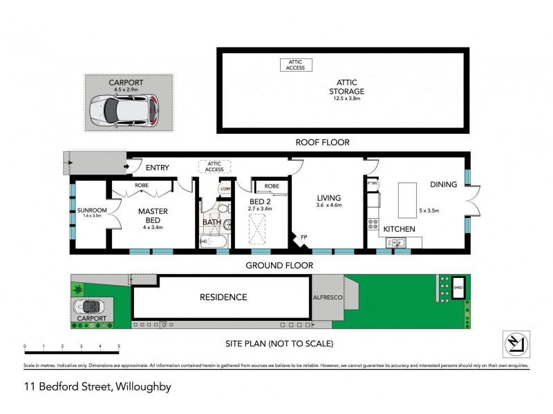 11 Bedford Street, Willoughby NSW 2068 Floorplan
