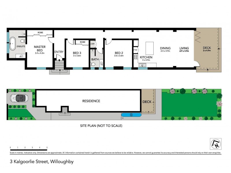 3 Kalgoorlie Street, Willoughby NSW 2068 Floorplan