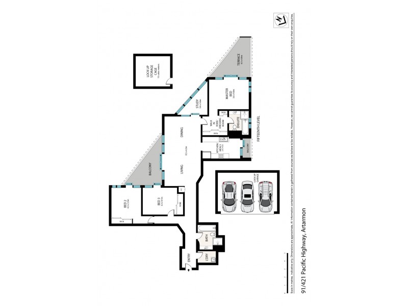 91/421 Pacific Highway, Artarmon NSW 2064 Floorplan