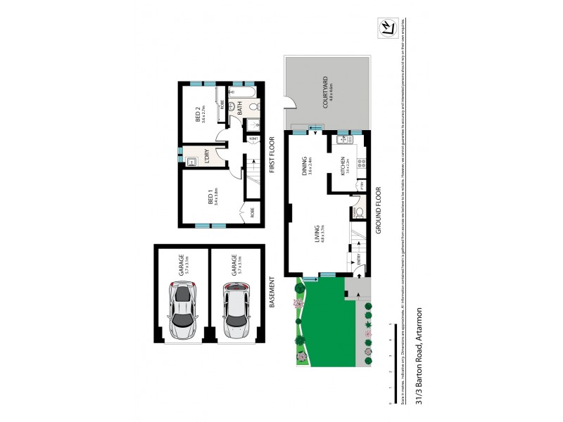 31/3 Barton Road, Artarmon NSW 2064 Floorplan