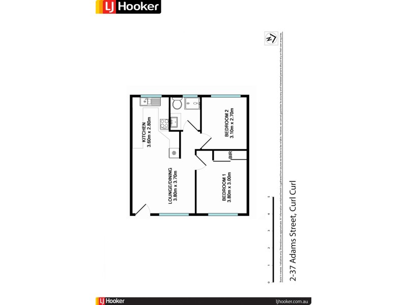 2/37 Adams Street, Curl Curl NSW 2096 Floorplan