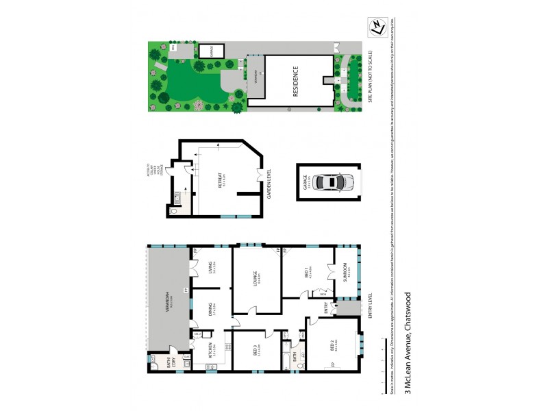 3 McLean Avenue, Chatswood NSW 2067 Floorplan