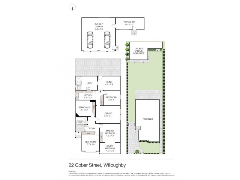 22 Cobar Street, Willoughby NSW 2068 Floorplan